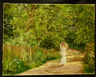 Dame avec une Ombrelle